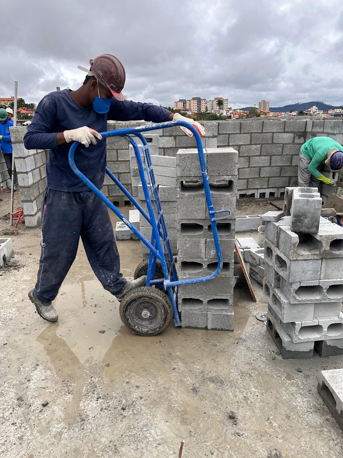 Carrinho para Mini Grua